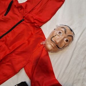 Casa De Papel Red Costume with Mask